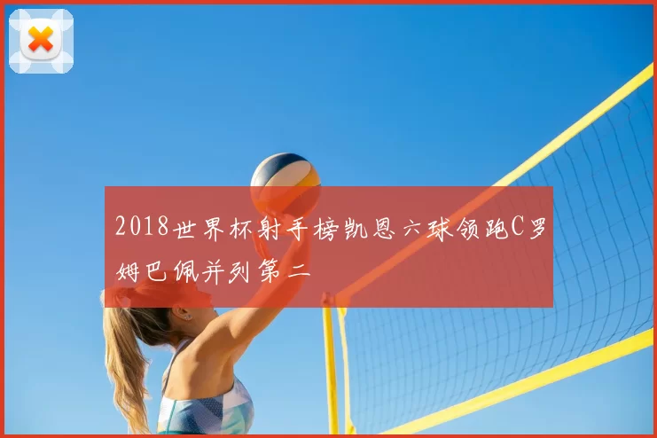 2018世界杯射手榜凯恩六球领跑C罗姆巴佩并列第二