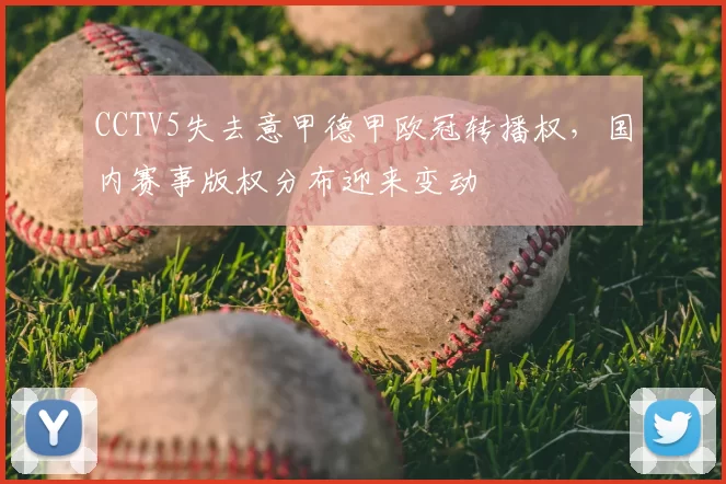 CCTV5失去意甲德甲欧冠转播权，国内赛事版权分布迎来变动